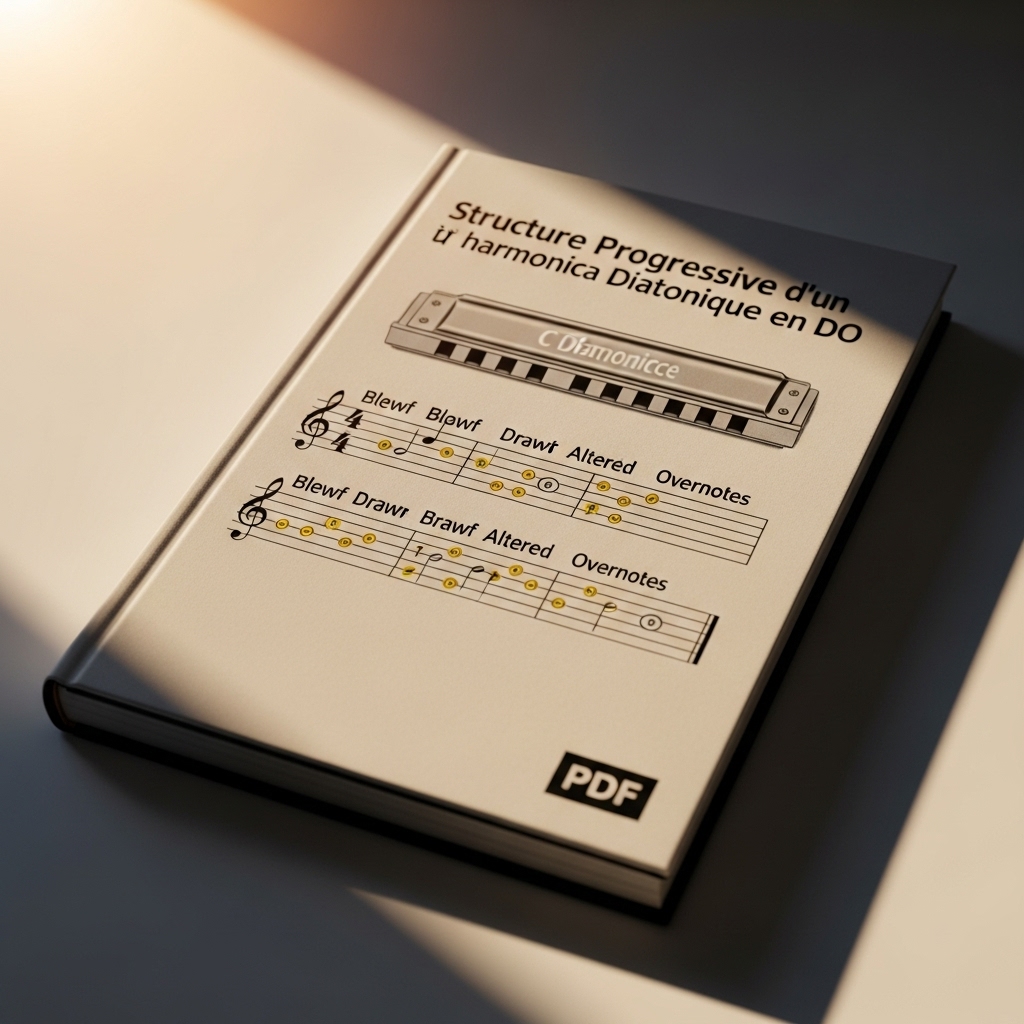 Structure Progressive d'un harmonica diatonique en DO en PDF