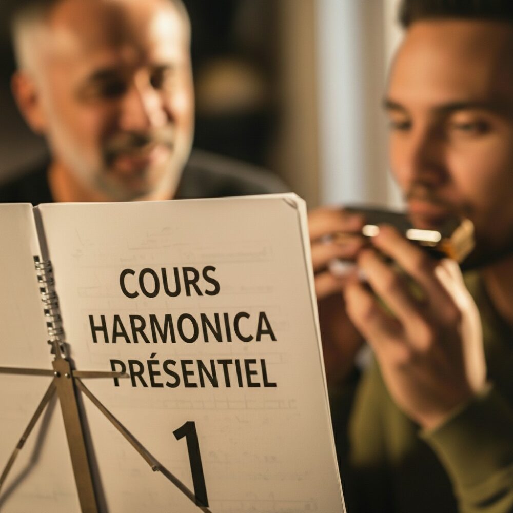 Cours d'harmonica en présentiel à Orgerus, Yvelines France. Cours individuelle. Formule a l'unité.