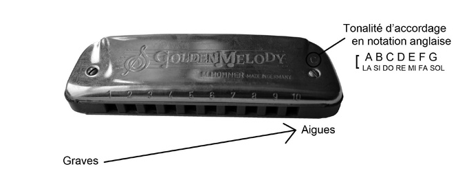 présentation harmonica diatonique en do